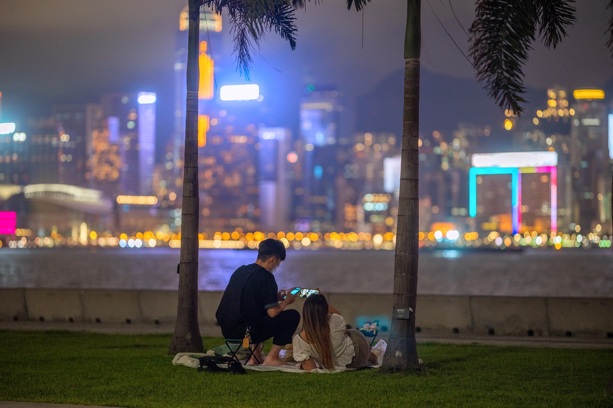 Admire the Full Moon in Art Park